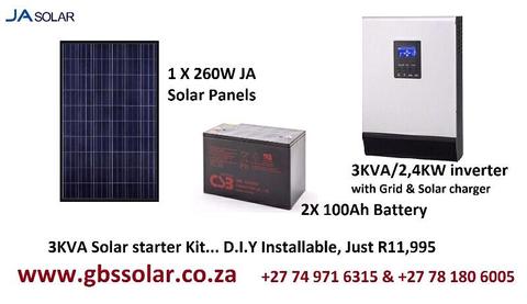 Best electricity solution 3kva solar package ready to install cheap 
