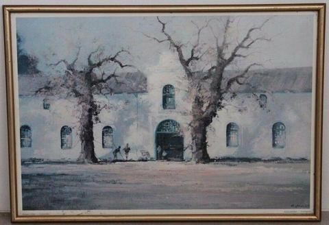 Constantia Wine Cellar Print 