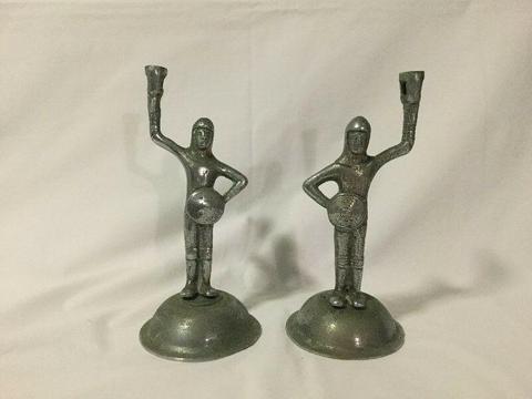 Pewter Statues 