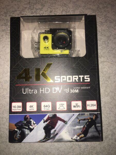 4K FULL HD wifi action camera with Bluetooth remote 