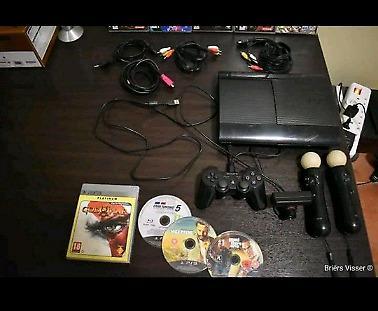 PS3 for sale with Move controllers 