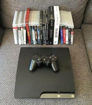 Sony PlayStation 3 Slim with 20 Games 