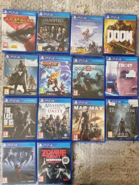 PS4 GAMES FOR TRADE 
