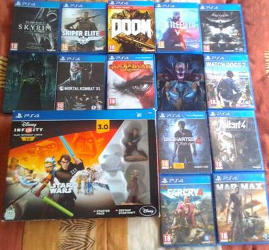 Ps4 games for sale for swap  