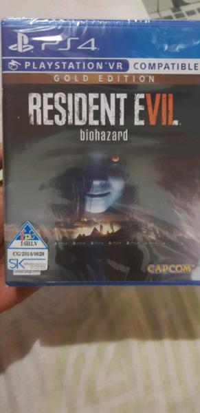 Ps4 Resident evil 7 GOLD edition SEALED for sale 