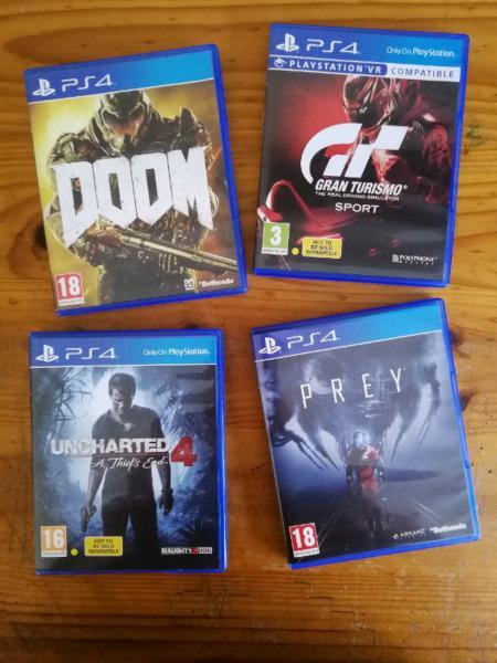 PS4 games for sale  