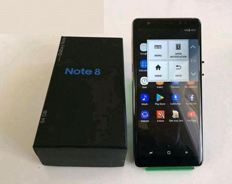 SAMSUNG GALAXY NOTE 8 64GB MIDNIGHT BLACK IN THE BOX - TRADE INS WELCOME  