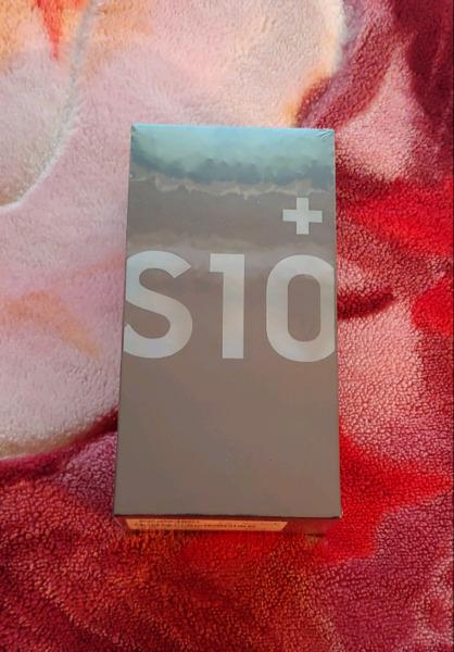 Brand New Sealed Samsung Galaxy S10 Plus Prism Black 