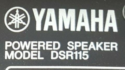 Yamaha speakers with build in Amplifier 