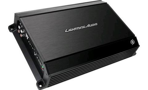 Lightning Audio L-1250 amplifier with Rockford Fosgate 12
