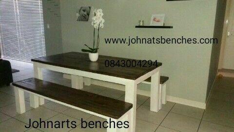 Kitchen, dining room tables , benches and chairs 
