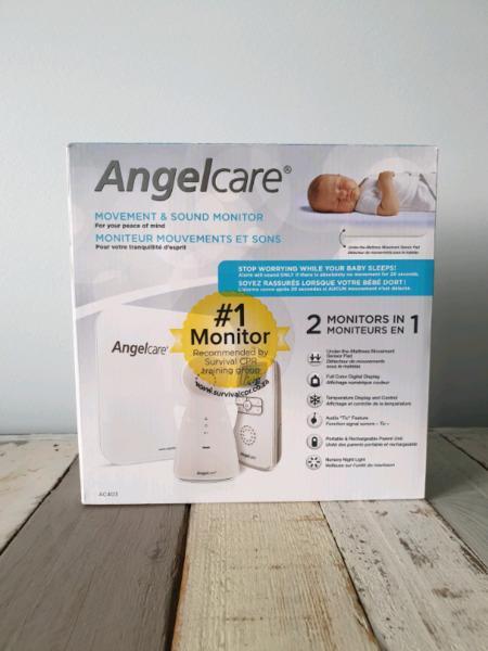 Angel care movement and sound monitor 