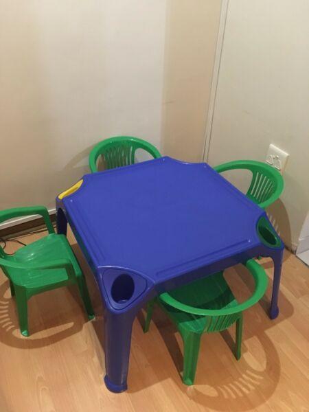 Table and chairs for kids 