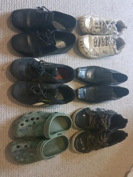 6 pairs of boys shoes 