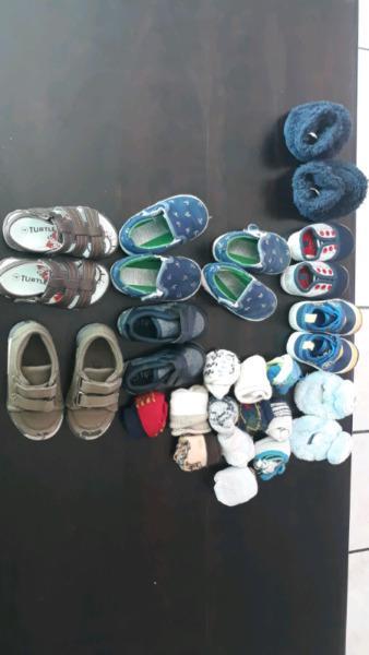 Baby boy shoes and socks 