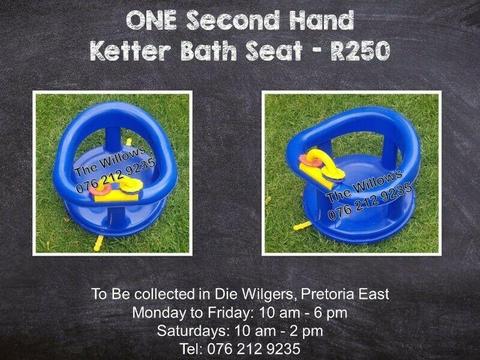 Second Hand Ketter Bath Seat 