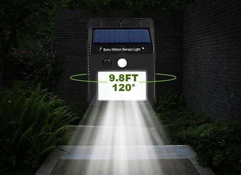 Solar Power 25 LED PIR Motion Sensor Light Garden Outdoor Security Wall Light - for light shedding 