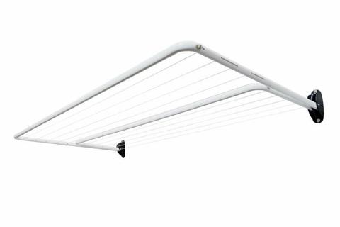 Clothesline - wall mountedfolding frame - Retractaline Swingline double folding 