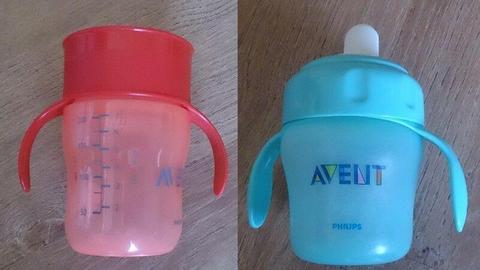 Avent Toddler Sippy Cup and Spoutless Sippy Cup 