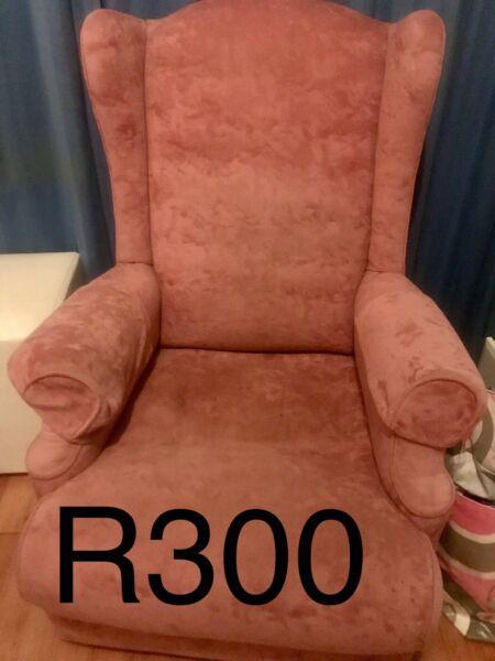 Pink rocking chair  