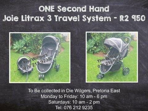 Second Hand Joie Litrax 3 Travel System 