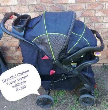 Chelino Travel system available 