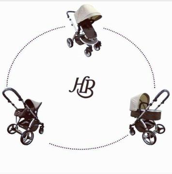 Brown/Beige 3in1 HB travel system for sale 