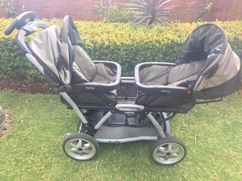 Twin pram  