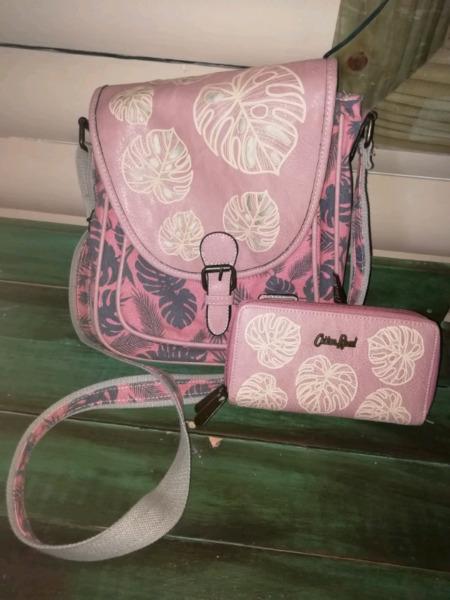 Cotton Road Sling bag and ladies wallet for sale 
