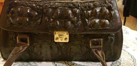 Crocodile handbag 