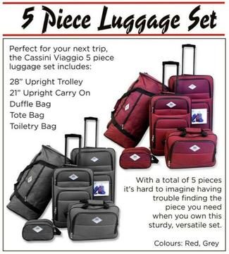 5 Piece Luggage Sets 