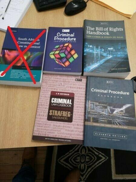 Law textbooks 