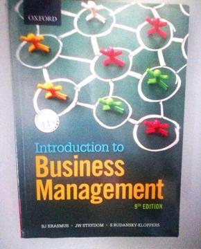 Introduction to Business Management - Text Book 