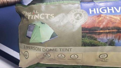 3 Dome Tent - Natural Instincts 