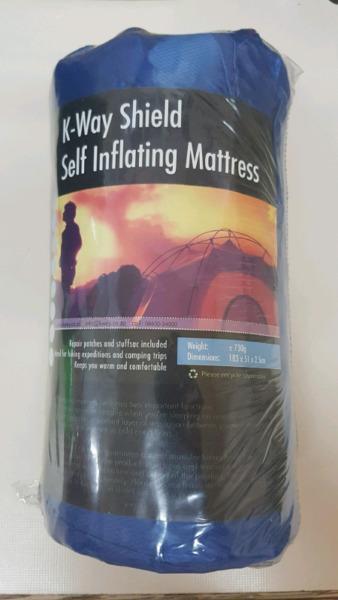 K-way self inflating mattress, NEW 
