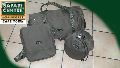 Safari Centre Cape Town - Cotton Canvas Travel / Camping Bags Now Available! 