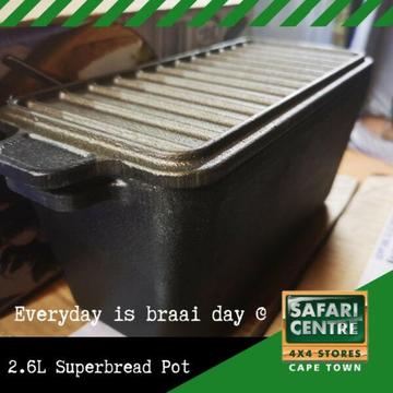 Safari Centre Cape Town - Braai bread pots in stock 