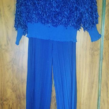 Pleated Trousers and Top Size small only  