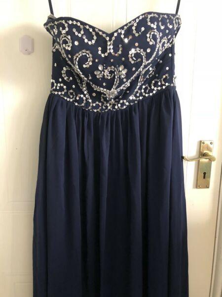 Navy matric farewell dress for hire 
