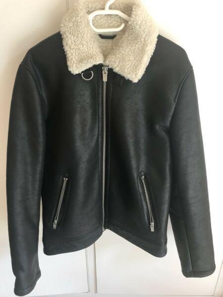 Zara Men’s Sheepskin Jacket (M) 