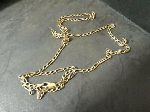 9k Gold Long Length Chain 