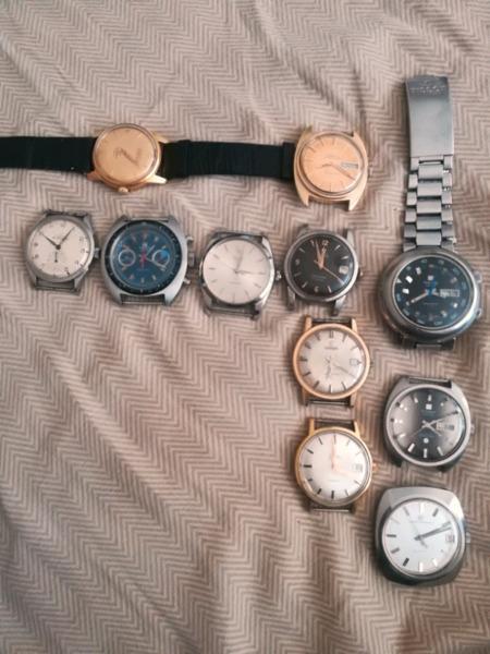 Wanted vintage watches for cash 