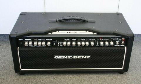 Genz-Benz El Diablo 30/60watt Guitar Valve Amp Head 
