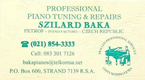 Professional Piano Tuning & Repairs 