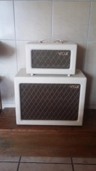 Vox AC4TVH VALVE Amp Head and matching V112TV Cabinet IMMACULATE see pics! 