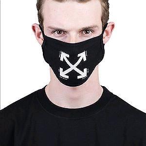 New available off white black face masks 