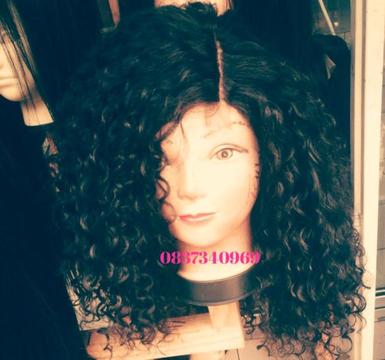 Human hair wigs available (courier delivery available) 