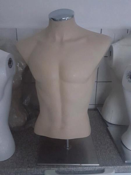 Half body mannequin on stand 