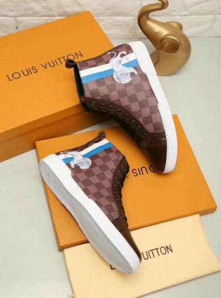 Genuine Men's Winter Louis Vuitton Hi Top Sneaker 
