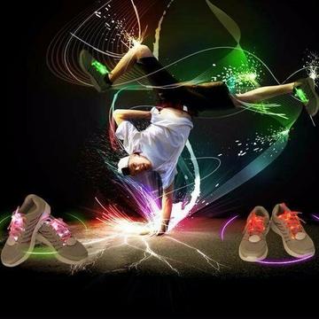 LED light-up shoelaces...light-up refresh your old sneakers..perfect for parties and music events 